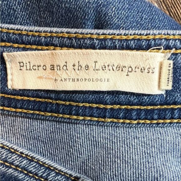 Anthropologie Pilcro High-Rise Ankle Zip Skinny Jeans Women's Size 28 - Picture 10 of 16